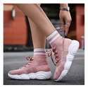 Women Attached Socks One Piece Sneakers