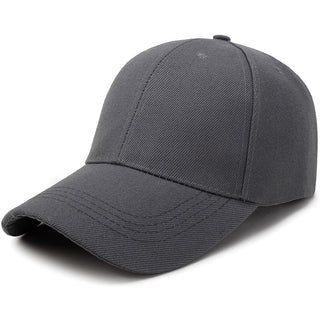 Buy dark-gray Solid Colored Adjustable Sun Hat