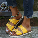 Women Adjustable Buckle Hollow Sandals