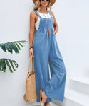 Overalls Casual Loose Rompers Jumpsuits With Pockets