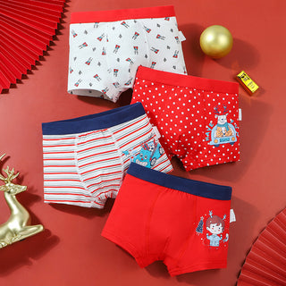 Buy christmas-dream Boys Cartoon Cotton Shorts