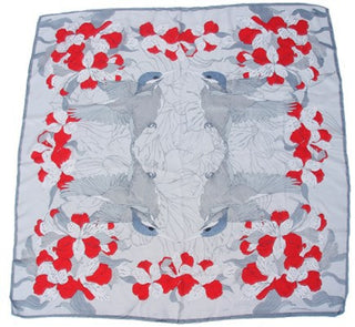 Buy style-10 Women Multi-Patterned Printed Silk Scarf