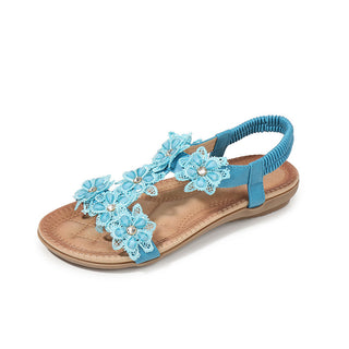 Women T-Shaped Floral Sandals