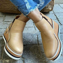 New Style Side Zipper Flat Shoes