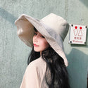 Women All-match Flowy Basin Hat