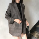 Double-Row Two-Button Blazer