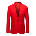 Men One-button Slimming Blazer