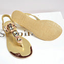 Elastic Band Crystal Light Wearproof Nonslip Sandals