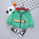 Boys Cartoon Train Jacket