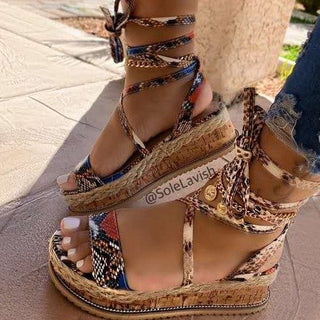 Women Roman High-Strapped Sandals