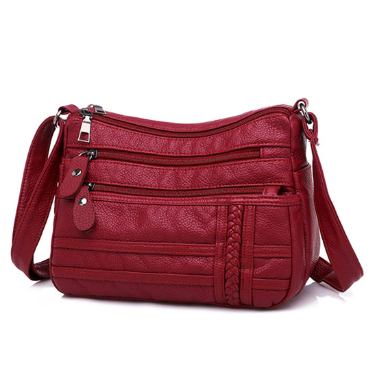 Women Soft Leather Crossbody Bag