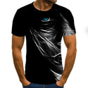 Swirling 3D Print Men's T-shirt