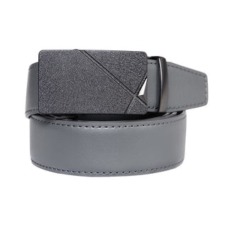 Buy gray Alloy Buckle Cowhide Multi-Length Belt