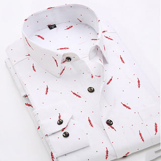 Buy style-6 Men Floral Print Collared Shirt