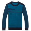 Men Long-sleeved Round Neck Thin Sweater