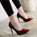 Women Stiletto Gradient Pointed Toe High Heels