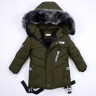 Winter Fleece Hooded High Collar Jacket