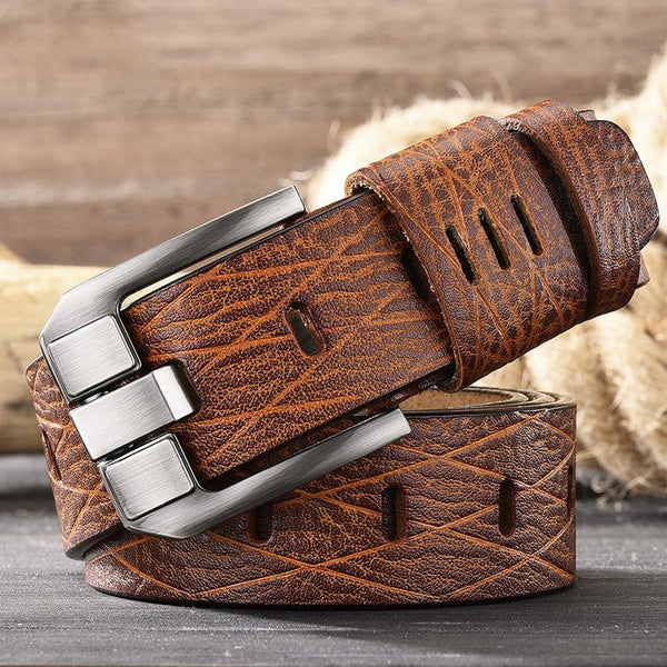 Versatile Double Skin Leather Belt