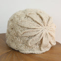 Women Knitted Woolen Floral Hat