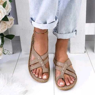 Women Flat Bottom Toe Sandals