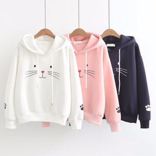 Women Long Sleeve Printed Hoodie