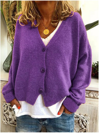 Buy purple Women Cardigan Sweater