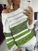 Women's Printed Round Neck Sweater