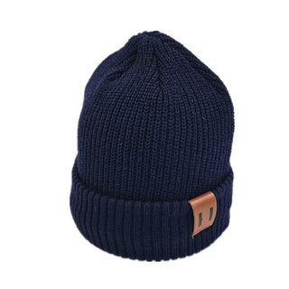 Buy blue Solid Colored Knitted Wild Wool Hat