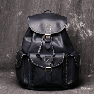 Buy black Horse Leather Backpack