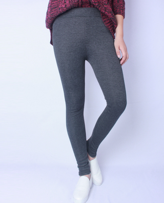 Cashmere Soft Velvet Lined Cotton Leggings