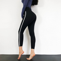 Striped High Waist Tight Leggings