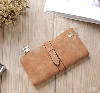 Buy brown Women Polyester PU Leather Wallet