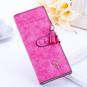 Women Solid Colored Umbrella-Clipped Wallet