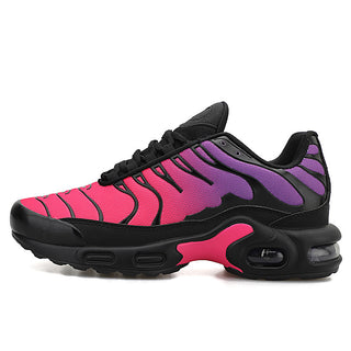 Buy black-pink Gradient Thick Heeled Multi Color Sneakers