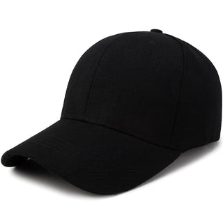 Buy black Solid Colored Adjustable Sun Hat