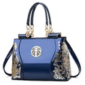 Floral Embroidered Luxury Hand and Shoulder Bag