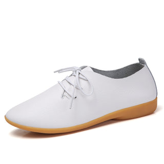 Buy white Women&#39;s Round Toe Flat Shoes