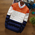 Men Two-piece Collar Sweater