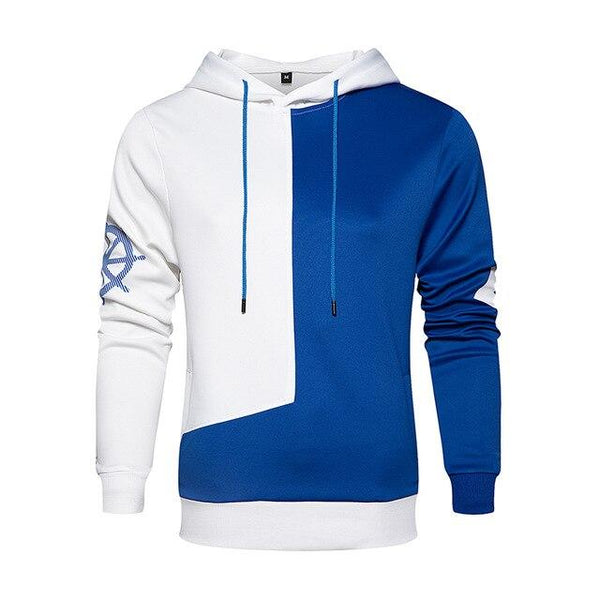 Men Round Neck Long Sleeve Hoodie