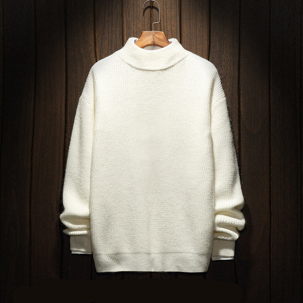 Men Plain Solid Colored Sweater