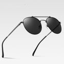 Metal Round-Frame Sunglasses