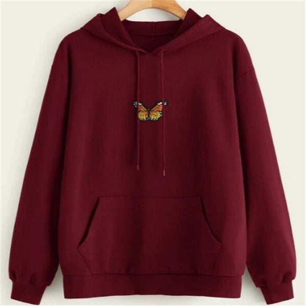 Women Embroidered Hoodie