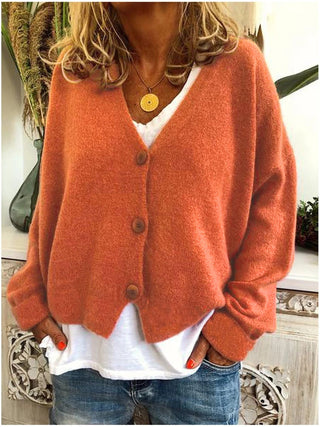 Buy orange Women Cardigan Sweater