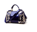 Women Floral Shiny Luxury Handbag