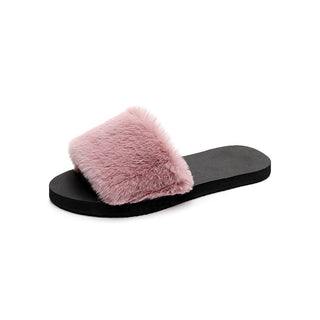 Buy pink Plush Strapped Slip-on Plastic Comfort Shoes