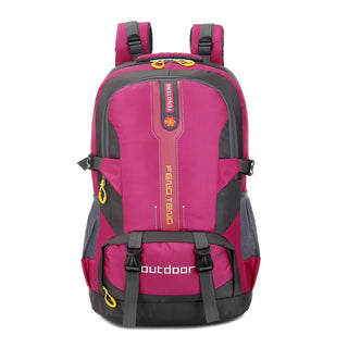 Buy rose-red Waterproof Outdoor Backpack Sports Bag