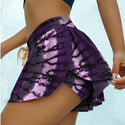 Printed Tie Dye Elasticated Shorts