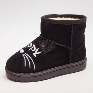 Buy black Children&#39;s Non-slip  Snow Boots