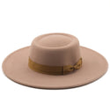 Concave Solid-Coloured Felt Hat