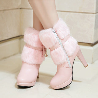 Women Sweet High Heel Boots